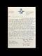 Very Rare Guy Gibson Hand Signed Dambusters Raid Condolence Letter 617 Squadron