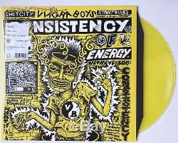 Viagra Boys Consistency Of Energy Hand Signed Yellow Record Autographed