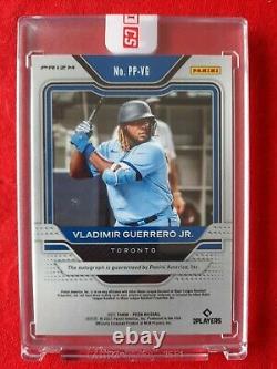 Vladimir Guerrero Jr. 2021 Silver Prizm Pro Penmanship Auto IN HAND Autograph