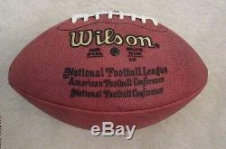 WALTER PAYTON. AUTOGRAPHED OFFICIAL NFL FOOTBALL. MIRRORED CASE. With STEINER COA