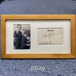 Walt Disney autograph Post Card Hand Signed With Certificate