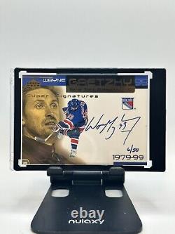 Wayne Gretzky 2000 Upper Deck Super Signatures Auto Hand Numbered /50 SSG1