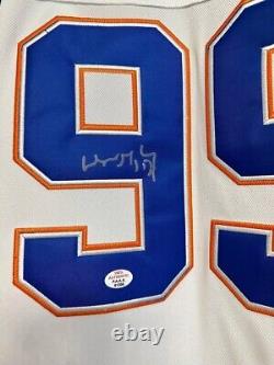 Wayne Gretzky Hand Signed Edmonton Oilers Autographed White Jersey COA
