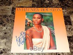 Whitney Houston Rare Authentic Hand Signed Vinyl LP Record Autographed + COA