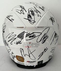 WorldSBK 2022 Hand Signed Helmet 32 Autographs Toprak, Lowes, Rea