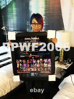 Wwe Asuka Hand Signed Autographed Royal Rumble Framed Plaque With Proof And Coa