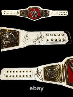 Wwe Becky Lynch Charlotte Bayley Hand Signed Autographed Womens Belt With Coa