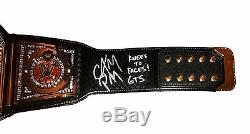 Wwe CM Punk Hand Signed Autographed World Heavyweight Championship Belt With Coa