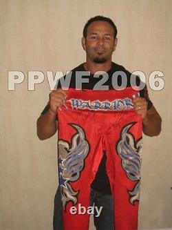 Wwe Chavo Guerrero Ring Worn Hand Signed Autographed Tights With Proof And Coa 2