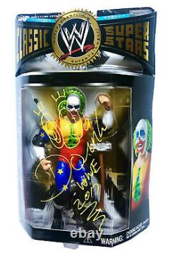 Wwe Classic 6 Doink The Clown Hand Signed Autographed Action Figure With Coa