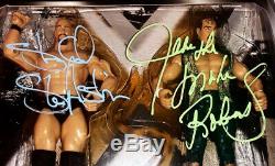 Wwe Classic Stone Cold And Jake Hand Signed Autographed Action Figure With Coa