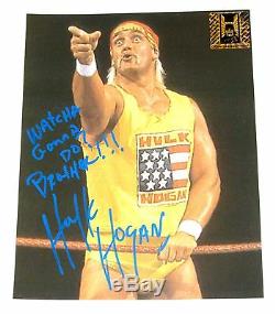 Wwe Hulk Hogan Hand Signed Autographed 8x10 Photo With Hologram And Coa 7