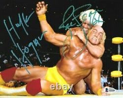 Wwe Hulk Hogan & Ric Flair Hand Signed Autographed 8x10 Photo With Beckett Loa