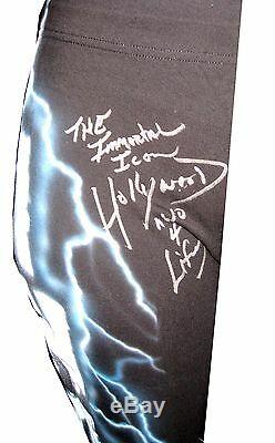 Wwe Hulk Hogan Ring Worn Nwo Hand Signed Autographed Tights With Proof And Coa