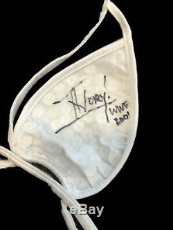 Wwe Ivory Ring Worn Hand Signed Autographed Top And Bottom With Proof And Coa