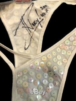 Wwe Ivory Ring Worn Hand Signed Autographed Top And Bottom With Proof And Coa