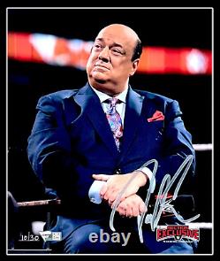 Wwe Paul Heyman Hand Signed Autographed Fanatics Exclusive Licensed Photo /30