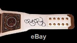 Wwe Rowdy Ronda Rousey Hand Signed Autographed Raw Womens Adult Belt With Coa