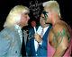 Wwe Sting Ric Flair And Jim Ross Hand Signed Autographed 8x10 Photo With Coa