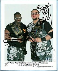 Wwe The Dudley Boyz P-604 Hand Signed Autographed Promo Photo With Beckett Coa