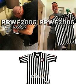 Wwe Triple H Hand Signed Autographed Ring Worn Wm34 Ref Shirt With Proof And Coa