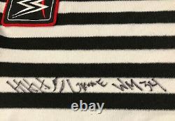 Wwe Triple H Hand Signed Autographed Ring Worn Wm34 Ref Shirt With Proof And Coa