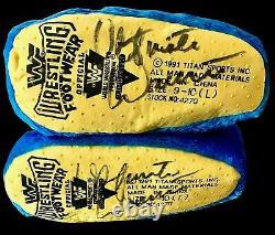 Wwe Ultimate Warrior Original Hand Signed Autographed Slippers With Tags And Coa