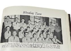 Wwe Vince Mcmahon Hand Signed 1963 Taps Fishburne Military Yearbook With Coa 1/1