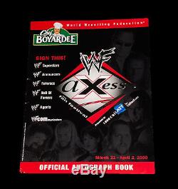 Wwe Wwf Autograph Book Hand Signed By 72 Guerrero Benoit Undertaker Vince Rare