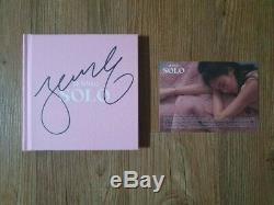 Yg Blackpink JENNY Promo SOLO Album Autographed Hand Signed
