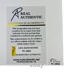 ZOE SALDANA Hand Signed 8x11 Autographed Photo Color With COA (RA) Authentic