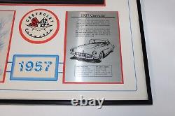 Zora Arkus Duntov Hand Signed Autographed Limited Edition Display Corvette /1957
