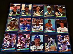 (127) 1986 Donruss Carte De Baseball Autographiée Lot De Jeux Partiels Hof Signé Auto 80s