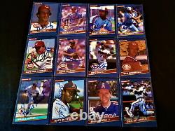 (127) 1986 Donruss Carte De Baseball Autographiée Lot De Jeux Partiels Hof Signé Auto 80s