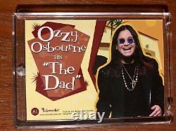 2002 Encres Les Osbournes Ozzy Osbourne Auto Autographique Signée Card