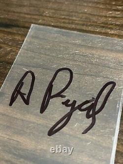 2002 Topps Coupe Rookie Albert Pujols Signé À La Main Penny Sleeve Autographié. N°160