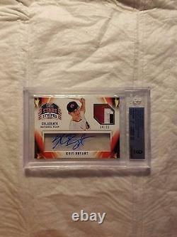 2015 USA Stars And Stripes Jersey Signatures Prime #56 Kris Bryant/25