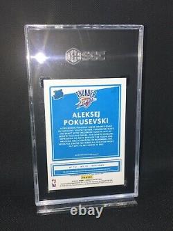 2020 2021 Donruss Choice Aleksej Pokusevski Carte Auto Sgc 10/10 Monnaie #209