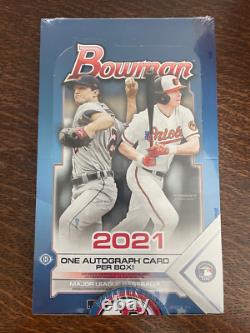 2021 Bowman Baseball Hobby Box Scelled In Hand Topps Autographes