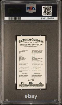 2022 Topps Allen Ginter Brendan Donovan Or Rookie Auto. /50. PSA 8 PSA 10