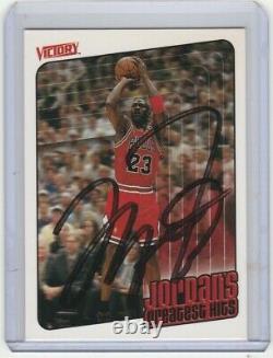 #23 Carte De Basket-ball Autographe Michael Jordan Avec Les Taureaux De Chicago Signés À La Main Par Le Coa