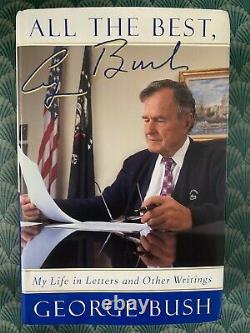 41ème Président George H W Bush Main Signée Autographe All The Best Book