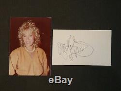 Abba Agnetha Faltskog Cher Dancing Queen Orig Photo Autographe Signé À La Main