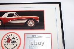 Affichage de l'édition limitée de la Corvette /1957 signé à la main par Zora Arkus Duntov