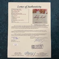 Affiche vintage autographiée et numérotée de Shirley Temple avec certificat d'authenticité JSA
