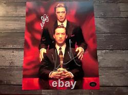 Al Pacino + Keanu Reeves Ont Signé L'Avocat du Diable 8x10 Autographe Original avec COA