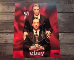 Al Pacino + Keanu Reeves Ont Signé L'Avocat du Diable 8x10 Autographe Original avec COA