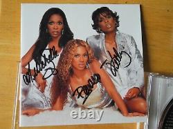 Album CD Survivor de Destiny's Child avec autographes originaux de Beyoncé, Kelly et Michelle