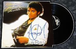 Album Suspendu Personnalisé Encadré Autographié Par Michael Jackson! Preuve + Coa