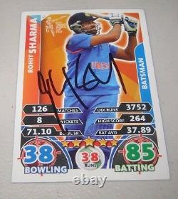 Allan Border (australie) A Signé 5000 Tests Limités /ed Cricket Card + Coa